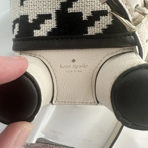 RARE New Kate Spade Claude Dachshund Dog Houndstooth Crossbody Puppy Purse - Picture 16 of 16